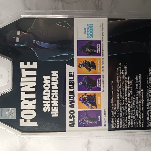 Fortnite Shadow Henchman 4" Action Figure 2021 MIP Epic Video Games Jazwares - Picture 2 of 3